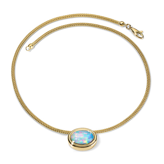 5.50ct Opal Oval Josephine Necklace