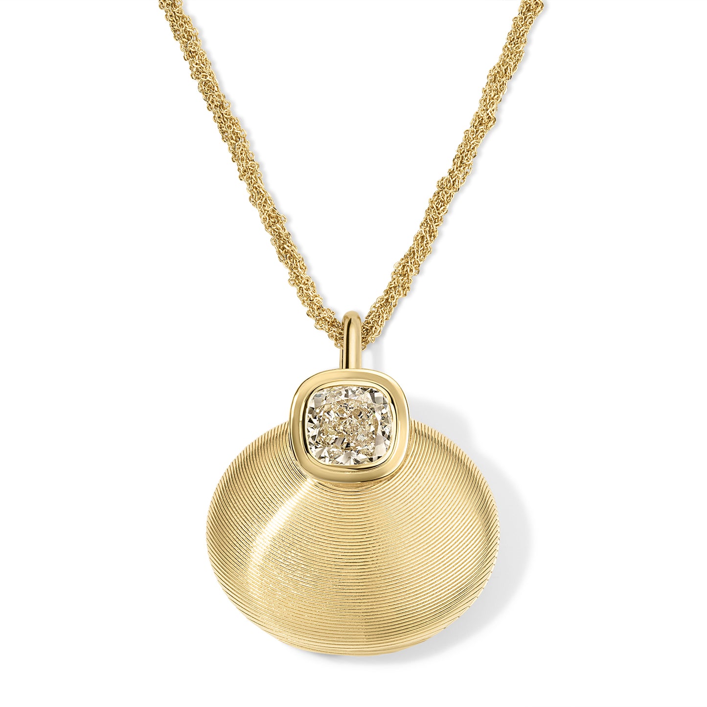 Lady Compact Mirror with 5.59ct Diamond Cushion