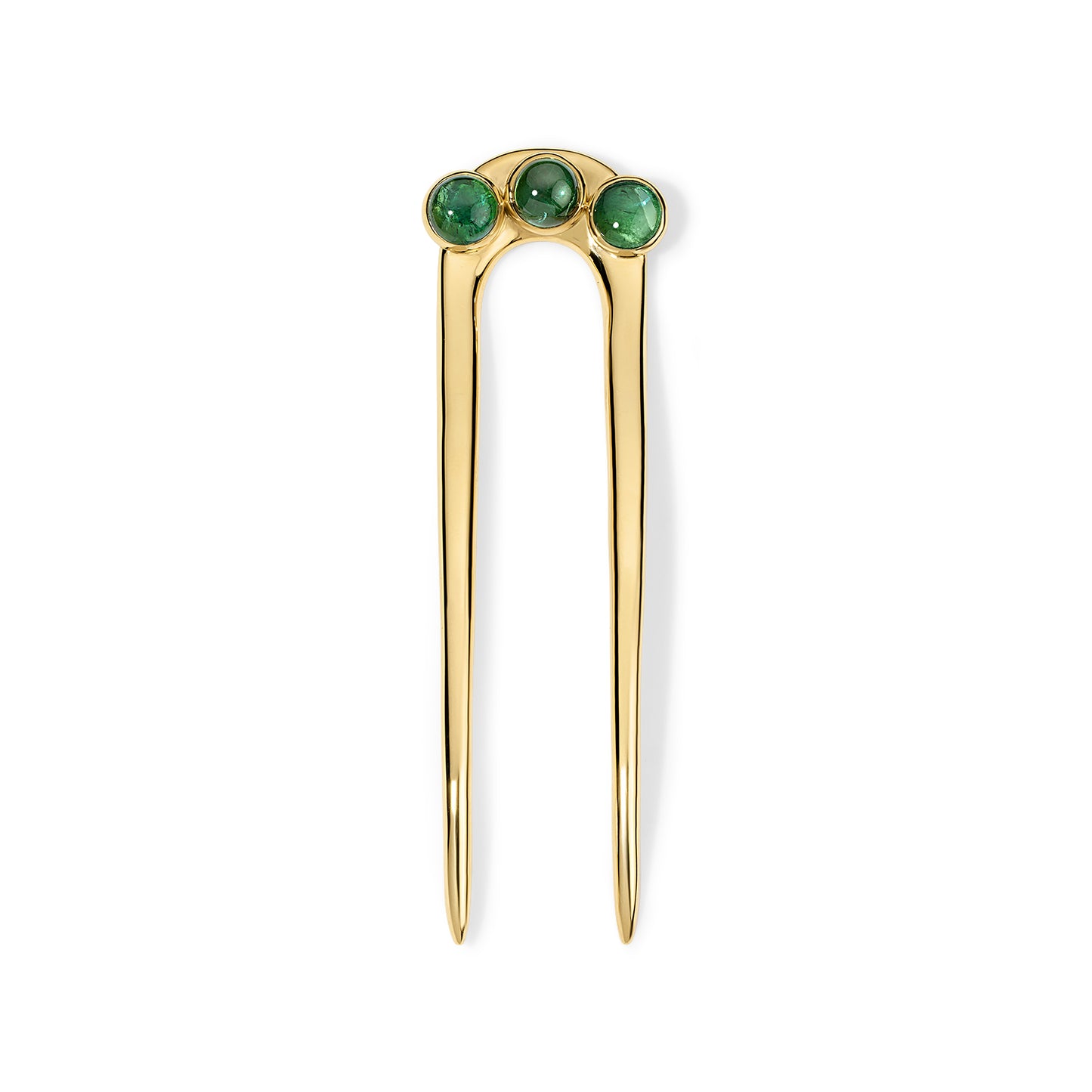 Lady Hair Pin 12.43tcw Green Tourmaline