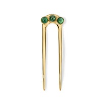 Lady Hair Pin 12.43tcw Green Tourmaline