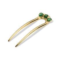 Lady Hair Pin 12.43tcw Green Tourmaline