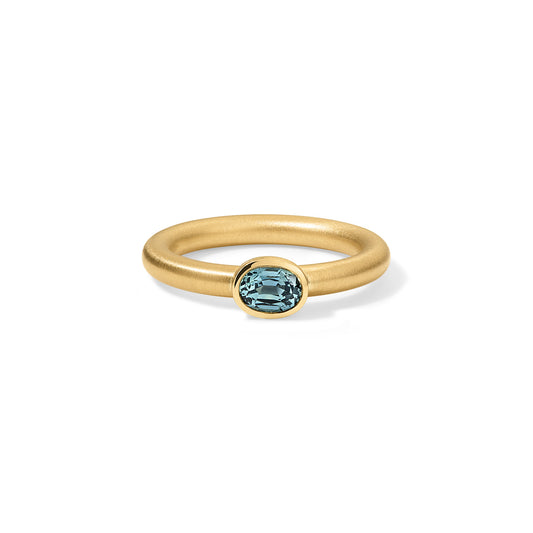 Lady Ring 0.70ct Blue Sapphire Oval