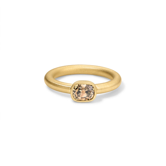 Lady Ring 1.25ct Champagne Cushion Diamond