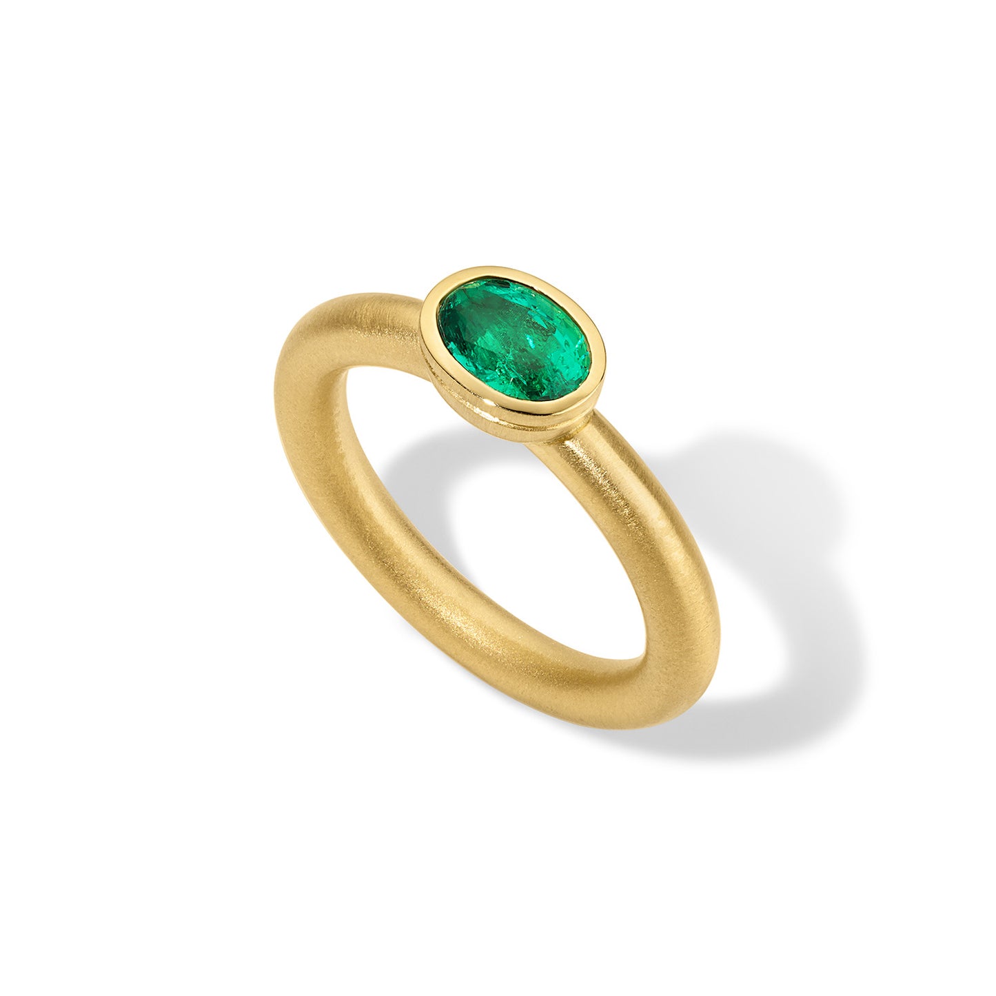 Lady Ring 0.79ct Emerald Oval