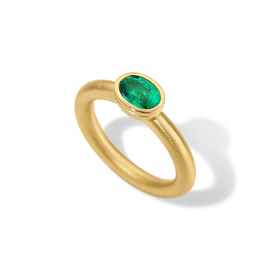 Lady Ring 0.79ct Emerald Oval