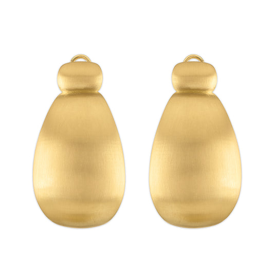Large Cowbell Earrings