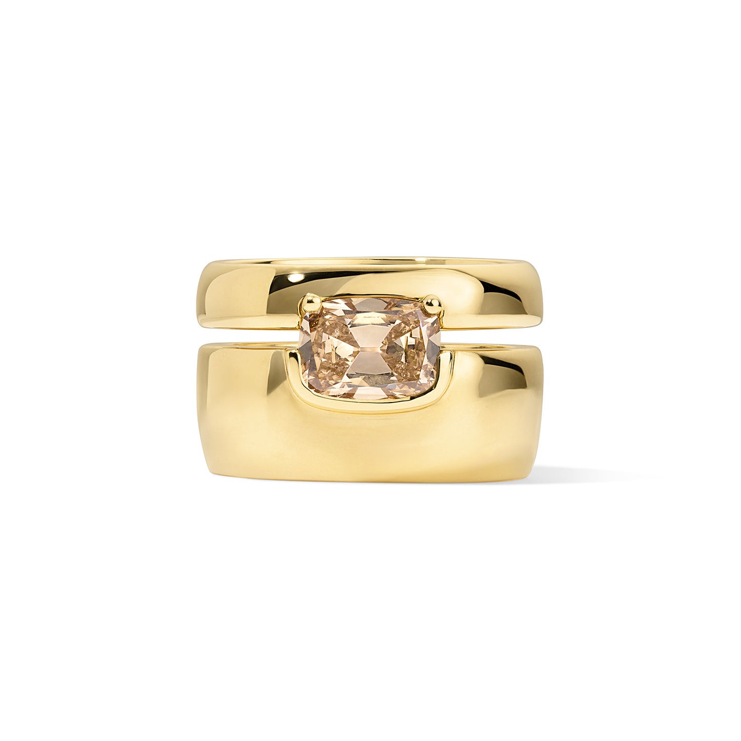 Markie Ring 1.57ct Champagne Cushion