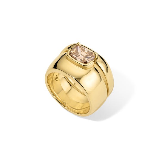 Markie Ring 1.57ct Champagne Cushion