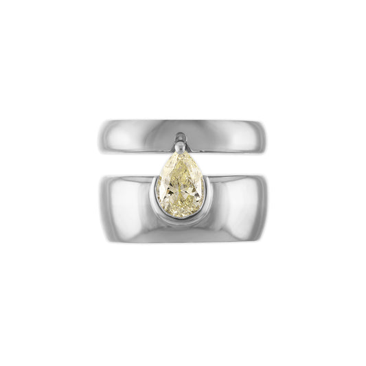 1.19ct Pear Diamond Markie Ring
