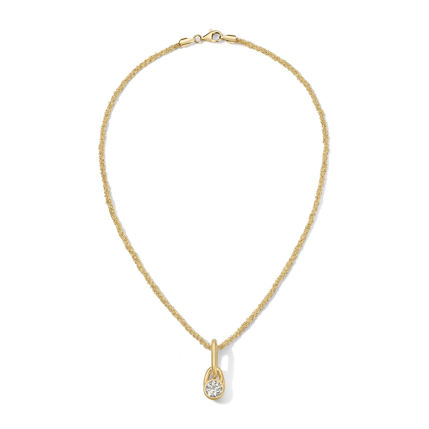 Mini Form Pendant 1.91 Old European Diamond
