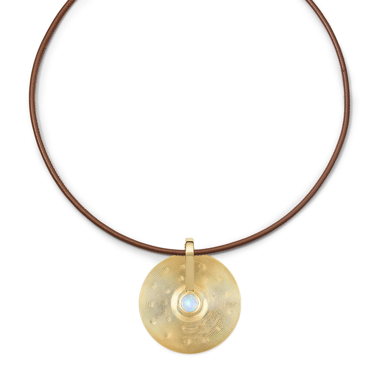 Medium Cymbal Pendant - Opal