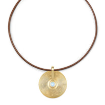 Medium Cymbal Pendant - Opal