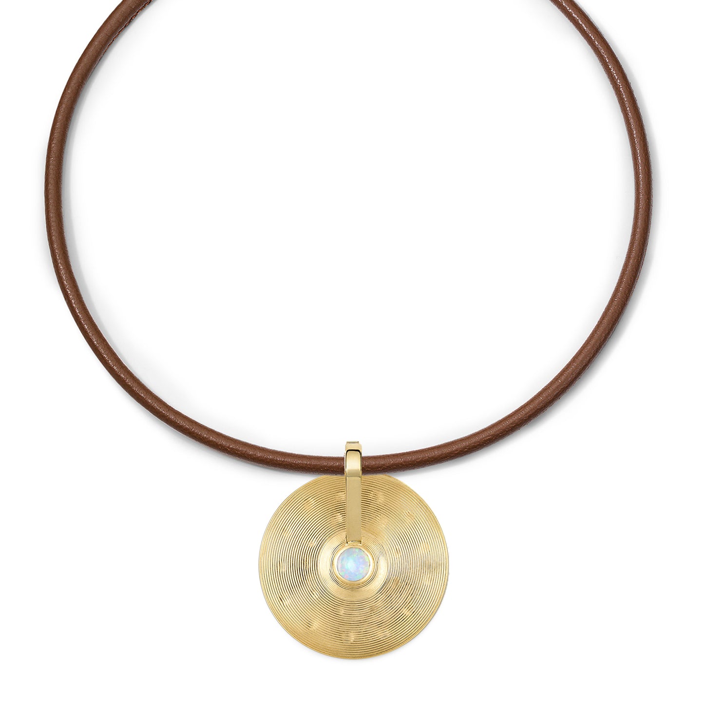 Medium Cymbal Pendant - Opal