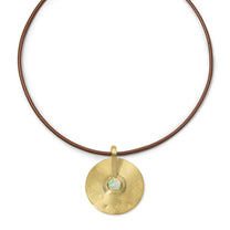 Small Cymbal Pendant - Opal