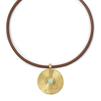 Small Cymbal Pendant - Opal