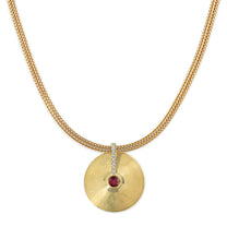 Medium Cymbal Pendant - Ruby