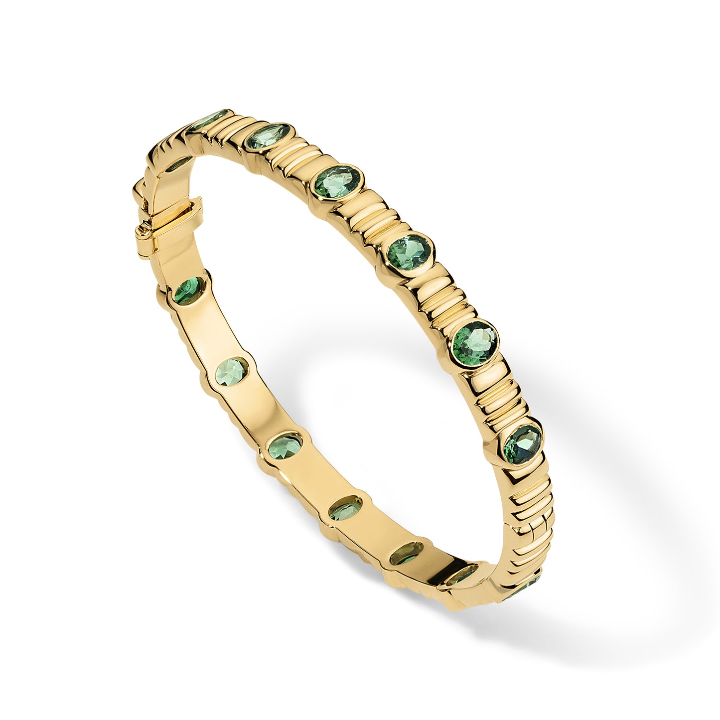 Ruth Bangle Green Tourmaline