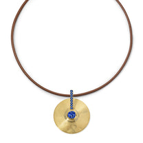 Small Cymbal Pendant - Sapphire