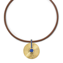 Small Cymbal Pendant - Sapphire