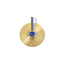 Small Cymbal Pendant - Sapphire