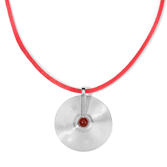 Silver Medium Cymbal Pendant