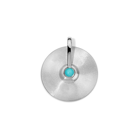 Silver Medium Cymbal Pendant