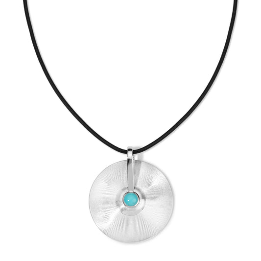 Silver Medium Cymbal Pendant