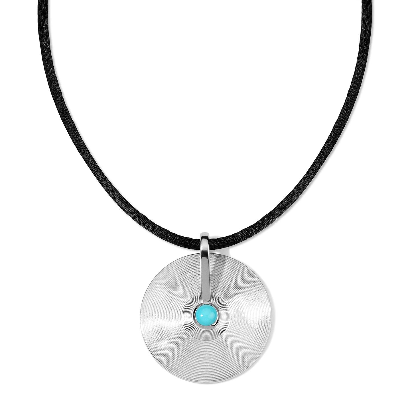 Silver Medium Cymbal Pendant