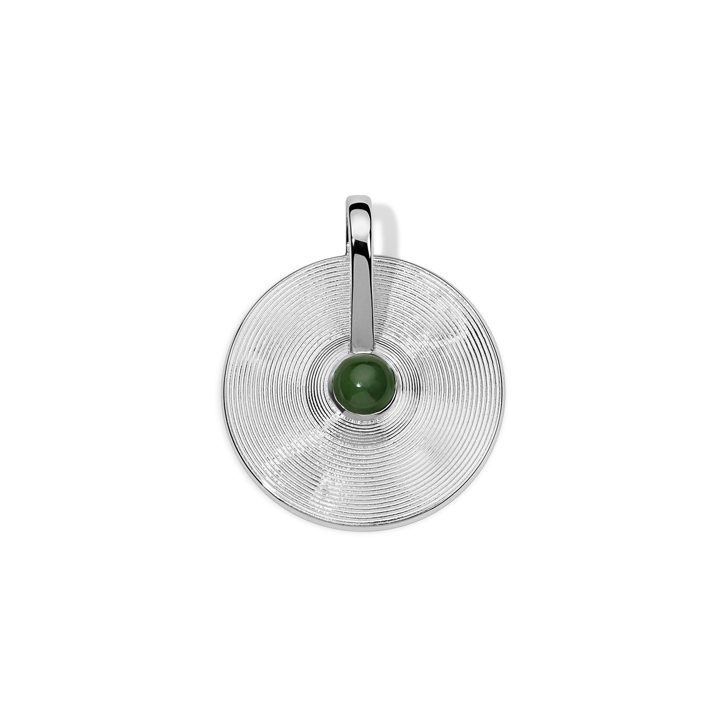 Silver Small Cymbal Pendant