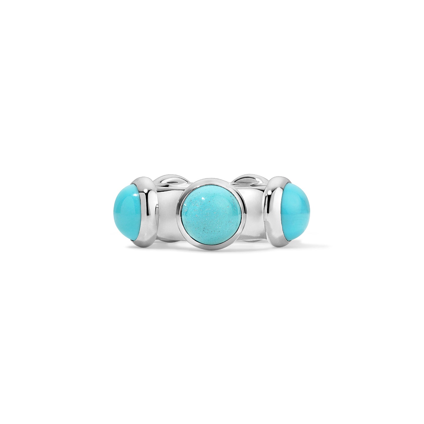 Silver Large Vic Ring