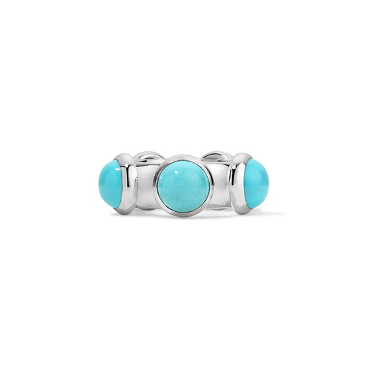 Silver Large Vic Ring
