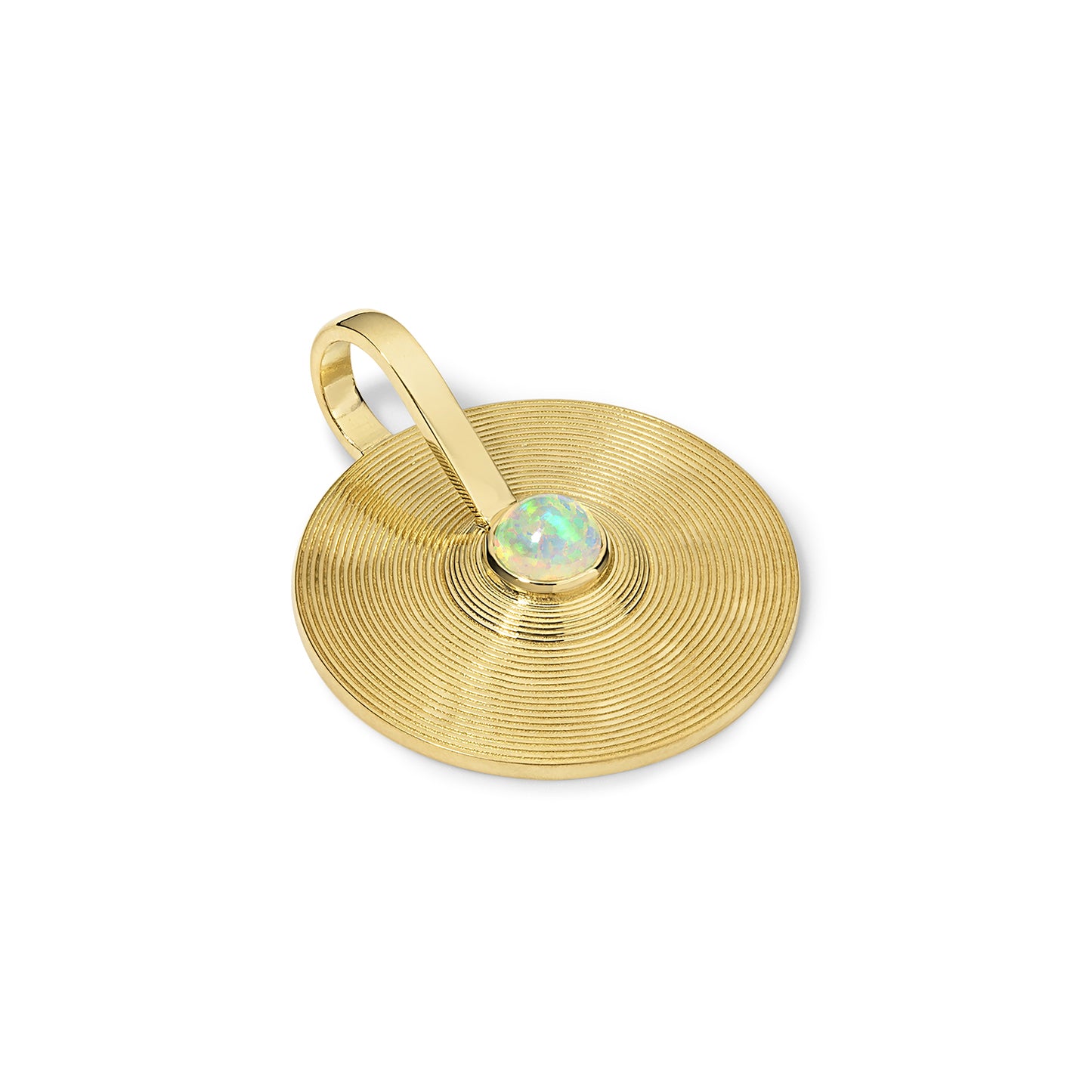 Small Cymbal Pendant - Opal