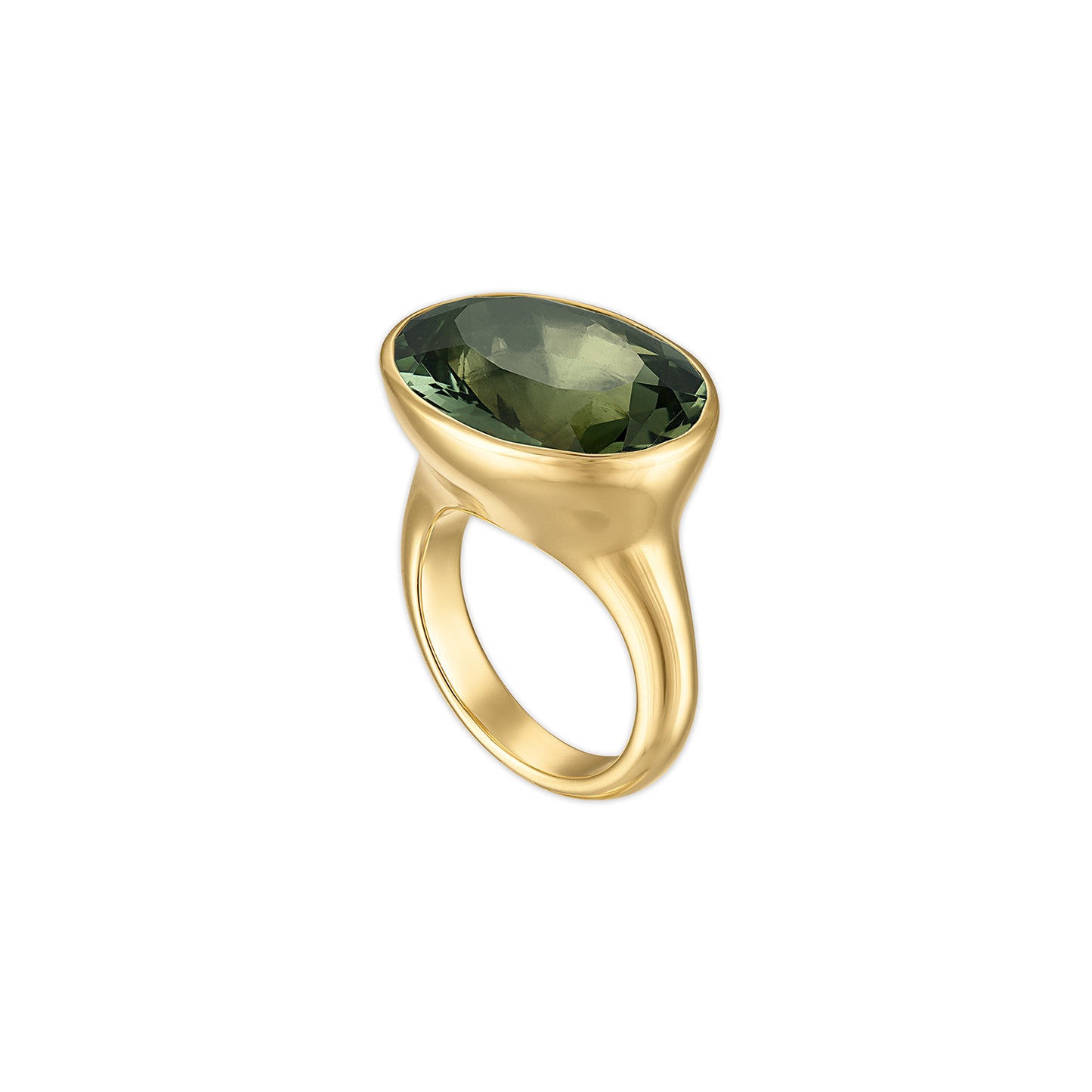 15.65ct Prasiolite Úna Ring
