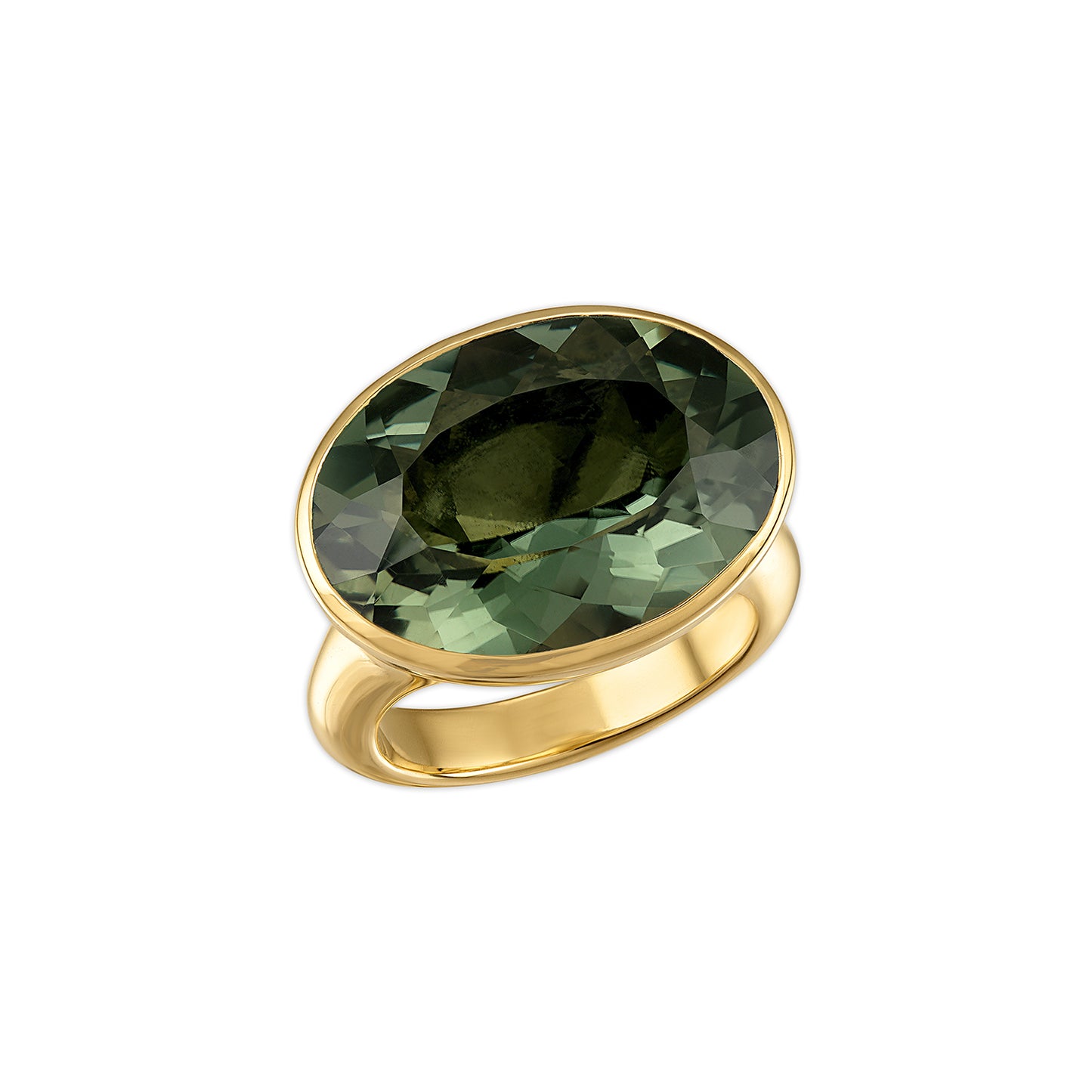 15.65ct Prasiolite Úna Ring