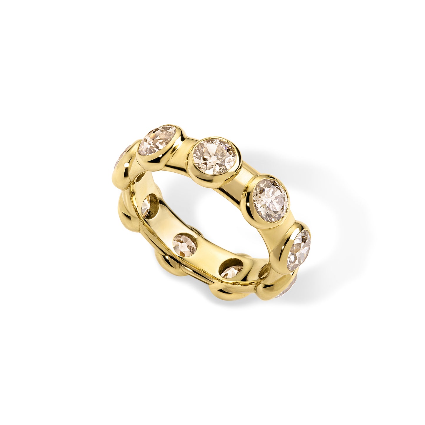 XS Vic Ring 3.24tcw Champagne Diamonds