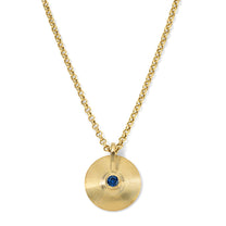 XS Cymbal Pendant - Sapphire