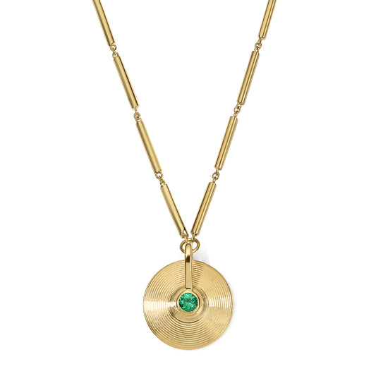 XS Cymbal Pendant - Emerald