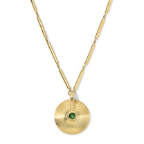 XS Cymbal Pendant - Green Tourmaline