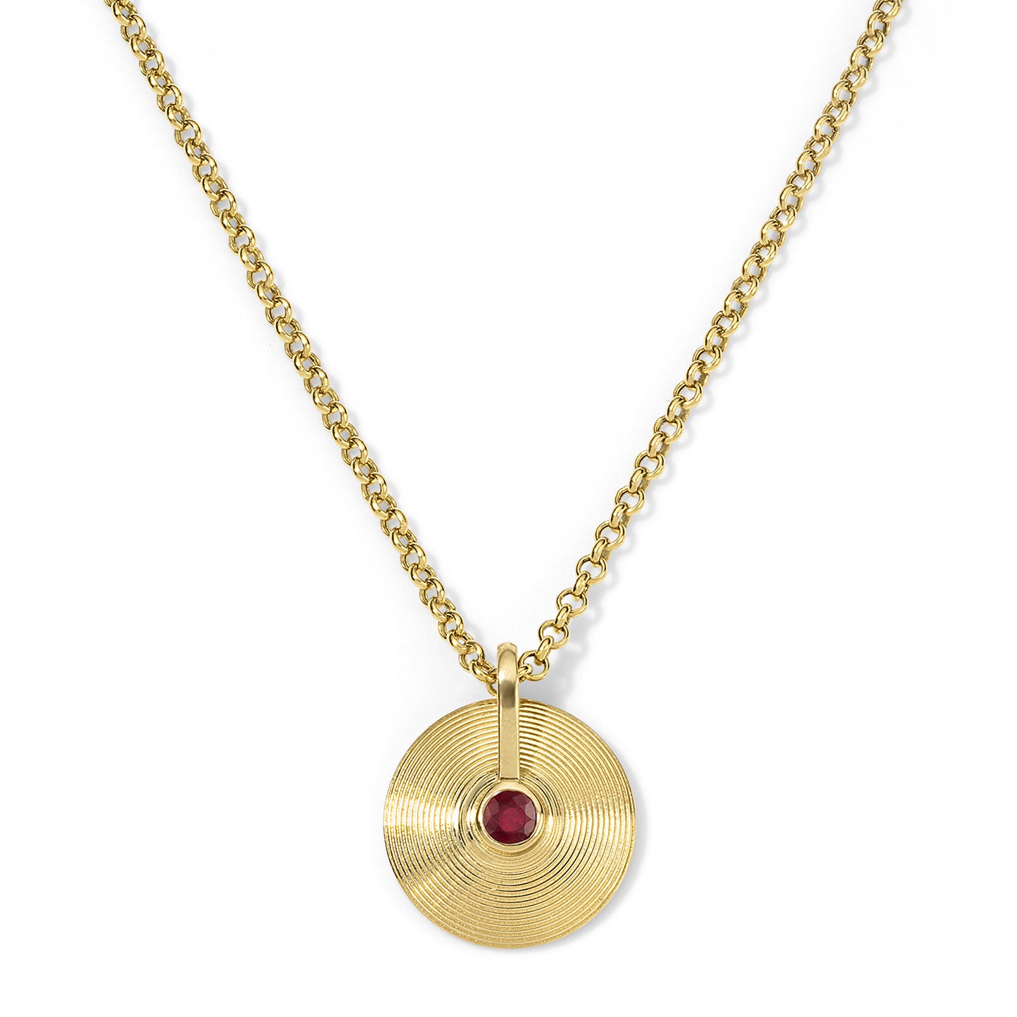 XS Cymbal Pendant - Ruby