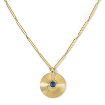 XS Cymbal Pendant - Sapphire Cabochon