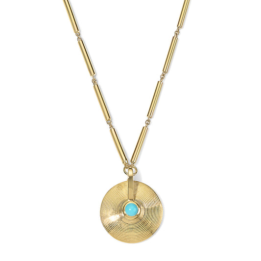 XS Cymbal Pendant - Turquoise